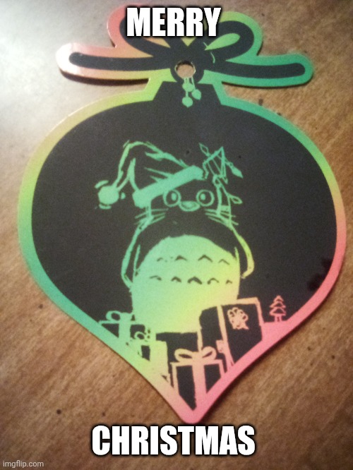 MERRY; CHRISTMAS | image tagged in achristmastotoro | made w/ Imgflip meme maker