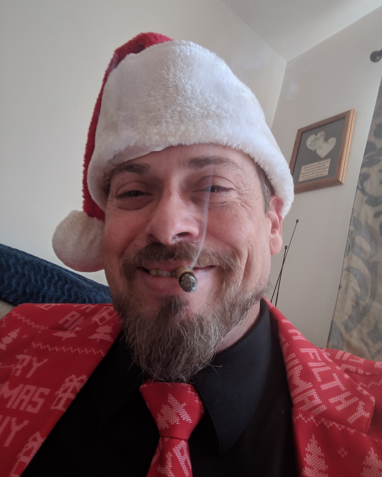 Santa jew Blank Meme Template