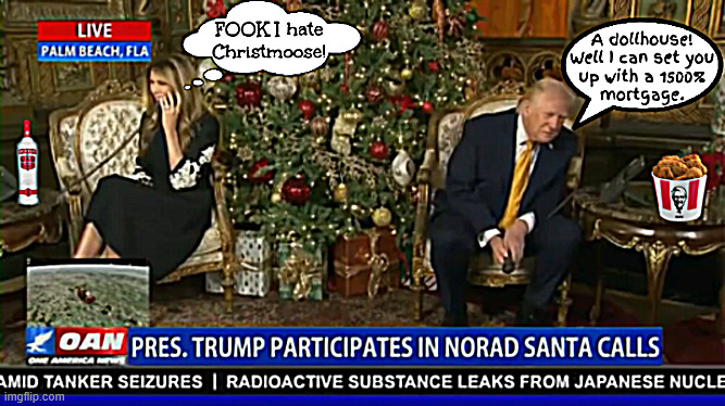 Christmas calls to Mar-a-lago 2025 | image tagged in christmas calls to mar-a-lago 2025,demented don part deux,pedo claws,i hate christmoose,sing happy birthday jesus | made w/ Imgflip meme maker