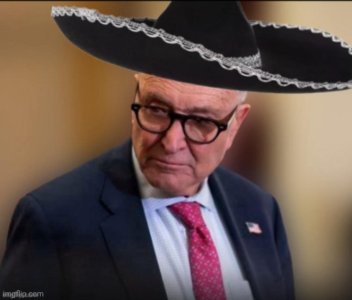 Cuck Scummer in his Sombrero Blank Meme Template