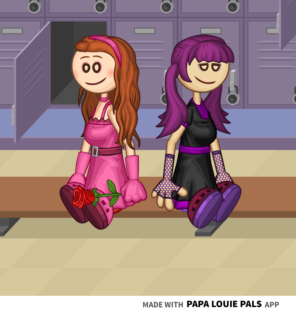 Helen and Lucy (Female Classmates) Blank Meme Template