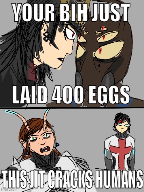 pantheonposting (i’ll post the 2 characters on top once i finish their designs) | made w/ Imgflip meme maker