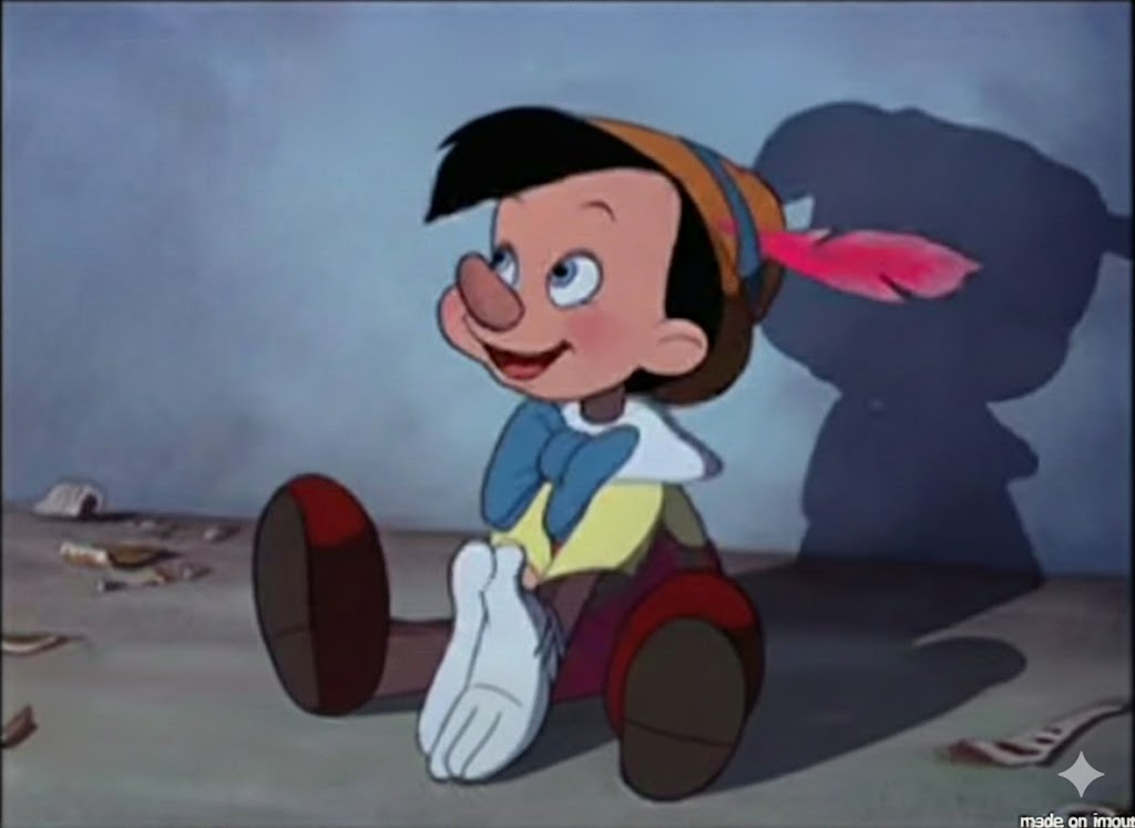 Pinocchio says he'll be a real boy Blank Meme Template
