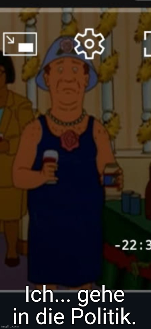 Bill | Ich... gehe in die Politik. | image tagged in bill | made w/ Imgflip meme maker