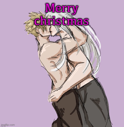 Cloud X Sephiroth (Thank you Disco) | Merry christmas | image tagged in cloud x sephiroth thank you disco | made w/ Imgflip meme maker