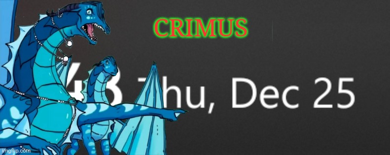 CRIMUS | made w/ Imgflip meme maker