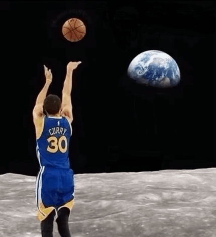 Shooting basketball Blank Meme Template