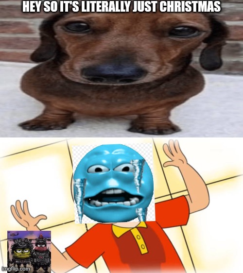 Me Ruining A Fill In Meme #426 | HEY SO IT'S LITERALLY JUST CHRISTMAS | image tagged in ruin this fill in meme 426 | made w/ Imgflip meme maker