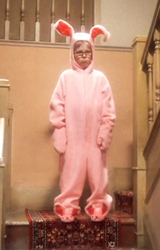 Pink bunny suit Blank Meme Template