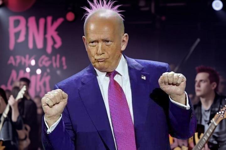 Punk Rock Donald Trump Blank Meme Template