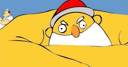 Nasty Santa Blank Meme Template