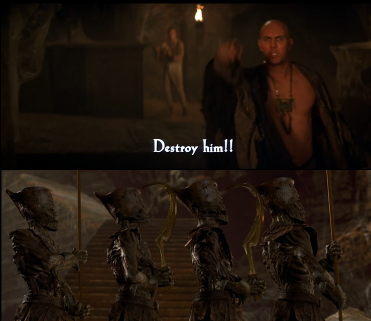 Destroy him! Blank Meme Template