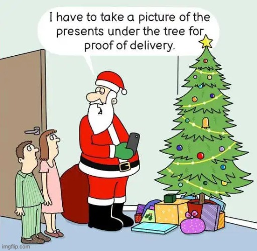 Modern times require modern solutions | image tagged in fedex,santa,modern problems require modern solutions,photos | made w/ Imgflip meme maker