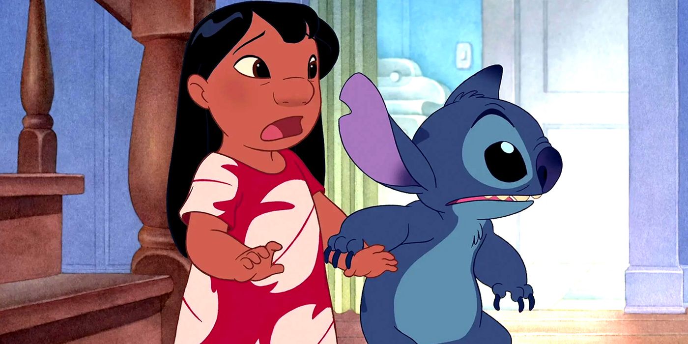 lilo and stitch shocked Blank Meme Template