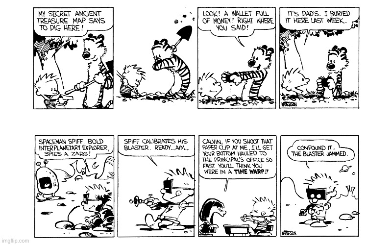 image tagged in calvin and hobbes,comics | made w/ Imgflip meme maker