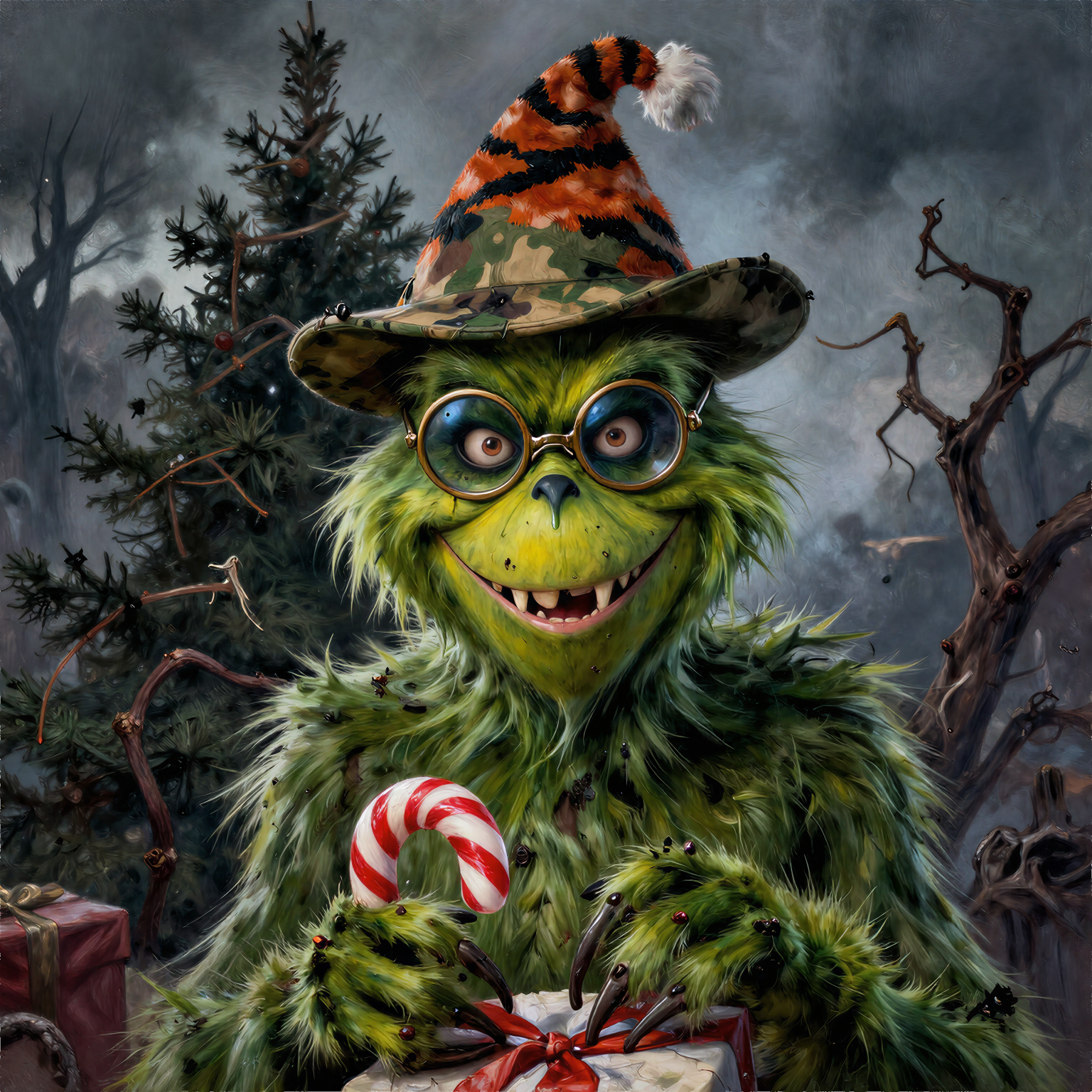 Grinch Mary Christmas Blank Meme Template