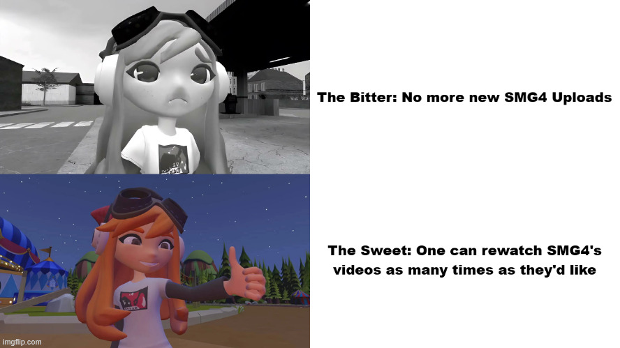 The Bittersweetness of SMG4 ending On Dec 27, 2025 | image tagged in smg4,meggy spletzer | made w/ Imgflip meme maker