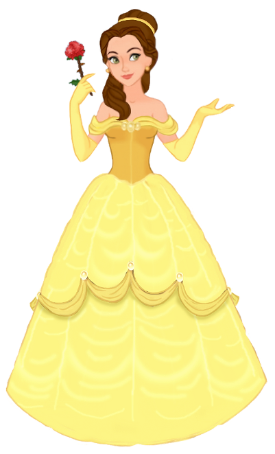 Princess Belle From Beauty and the Beast Blank Meme Template