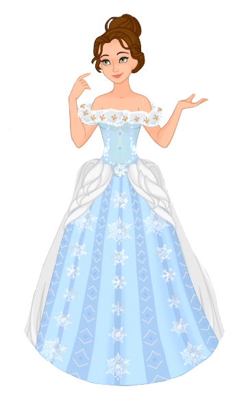 Winter Snowflake Dress Blank Meme Template