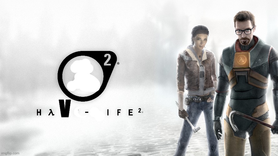 haV - ife ² | V | image tagged in half life,half life 2,funny,joke | made w/ Imgflip meme maker