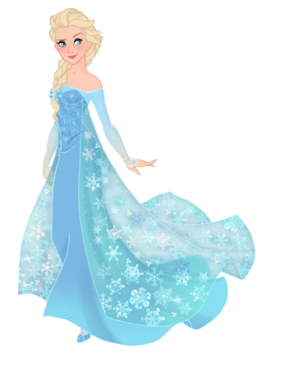 Elsa The Iconic Snow Queen - PNG Blank Meme Template