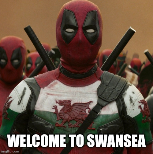 Welshpool | WELCOME TO SWANSEA | image tagged in welshpool | made w/ Imgflip meme maker