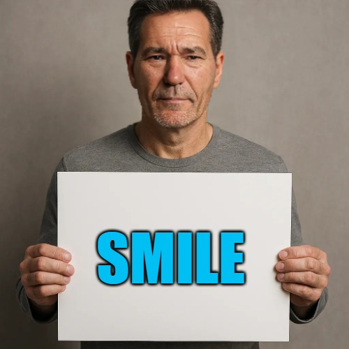 its a sign | SMILE | image tagged in its a sign | made w/ Imgflip meme maker