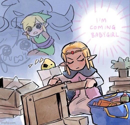 Me rn. The only good present | image tagged in legend of zelda | made w/ Imgflip meme maker