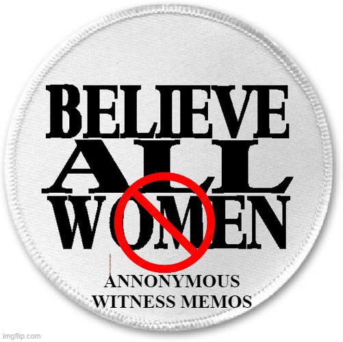 ANNONYMOUS WITNESS MEMOS | made w/ Imgflip meme maker
