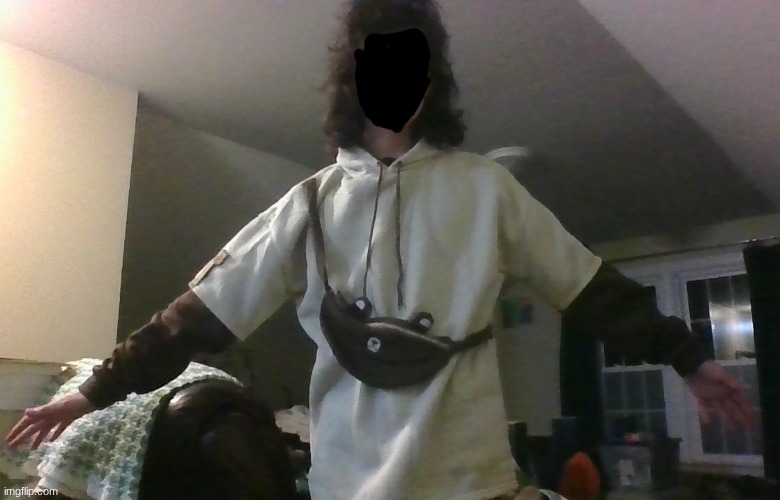 Rate the fit (sorry for low quality and hair, ik it's a mess) | made w/ Imgflip meme maker