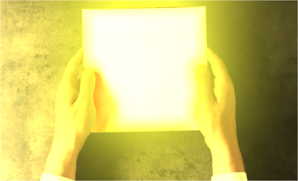 Glowing paper Blank Meme Template