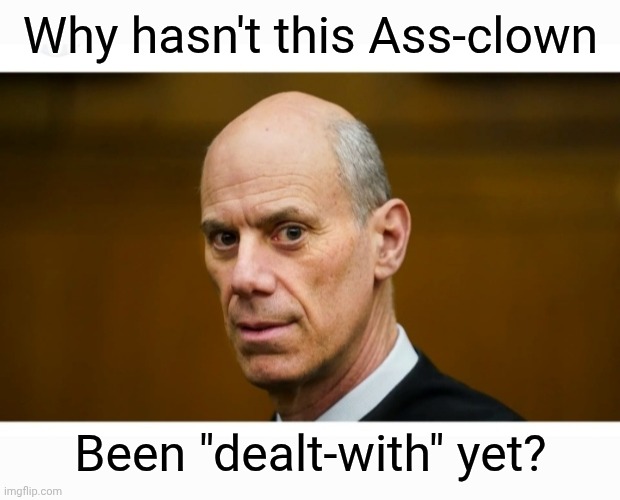 Judge Bozo | Why hasn't this Ass-clown; Been "dealt-with" yet? | image tagged in libtard,commie,pose,traitor | made w/ Imgflip meme maker