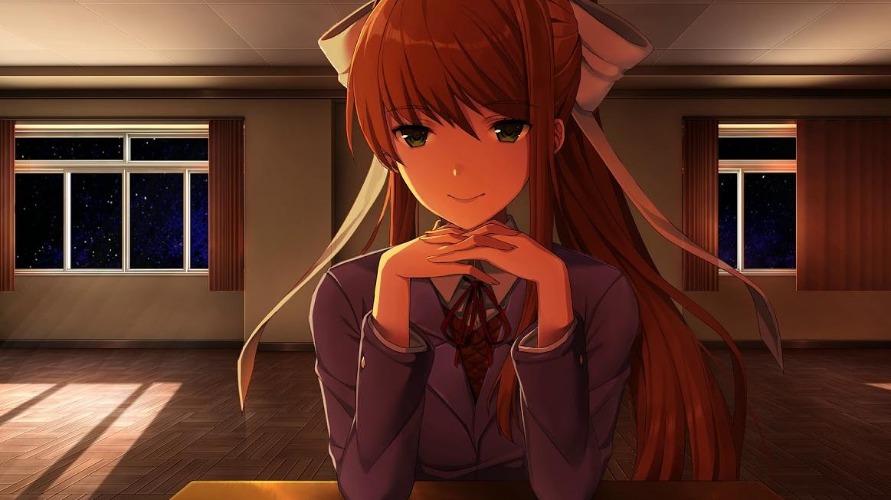 Monika | image tagged in monika | made w/ Imgflip meme maker