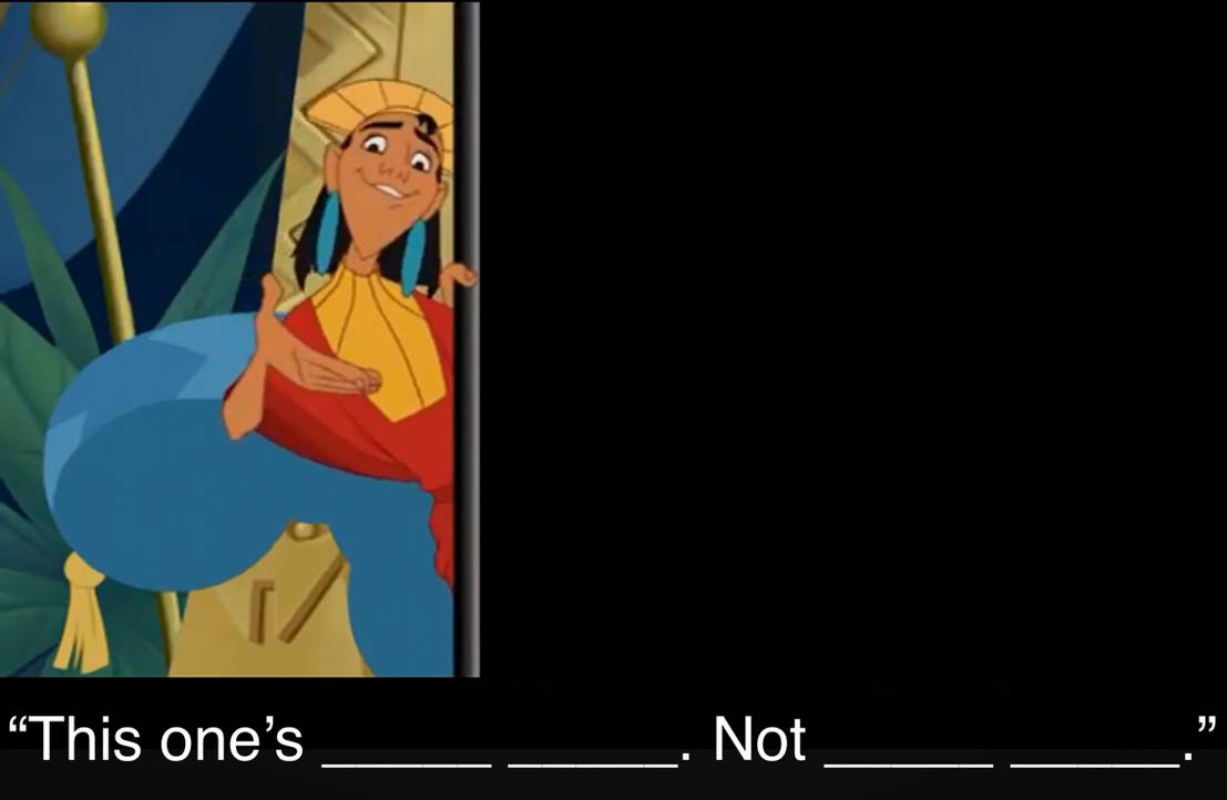 Kuzco introduces Plankton The Movie Blank Meme Template