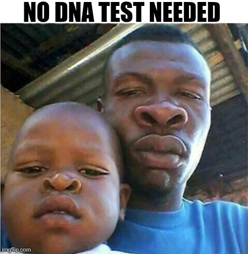 No DNA Test Needed | NO DNA TEST NEEDED | image tagged in chrisjoines1 | made w/ Imgflip meme maker