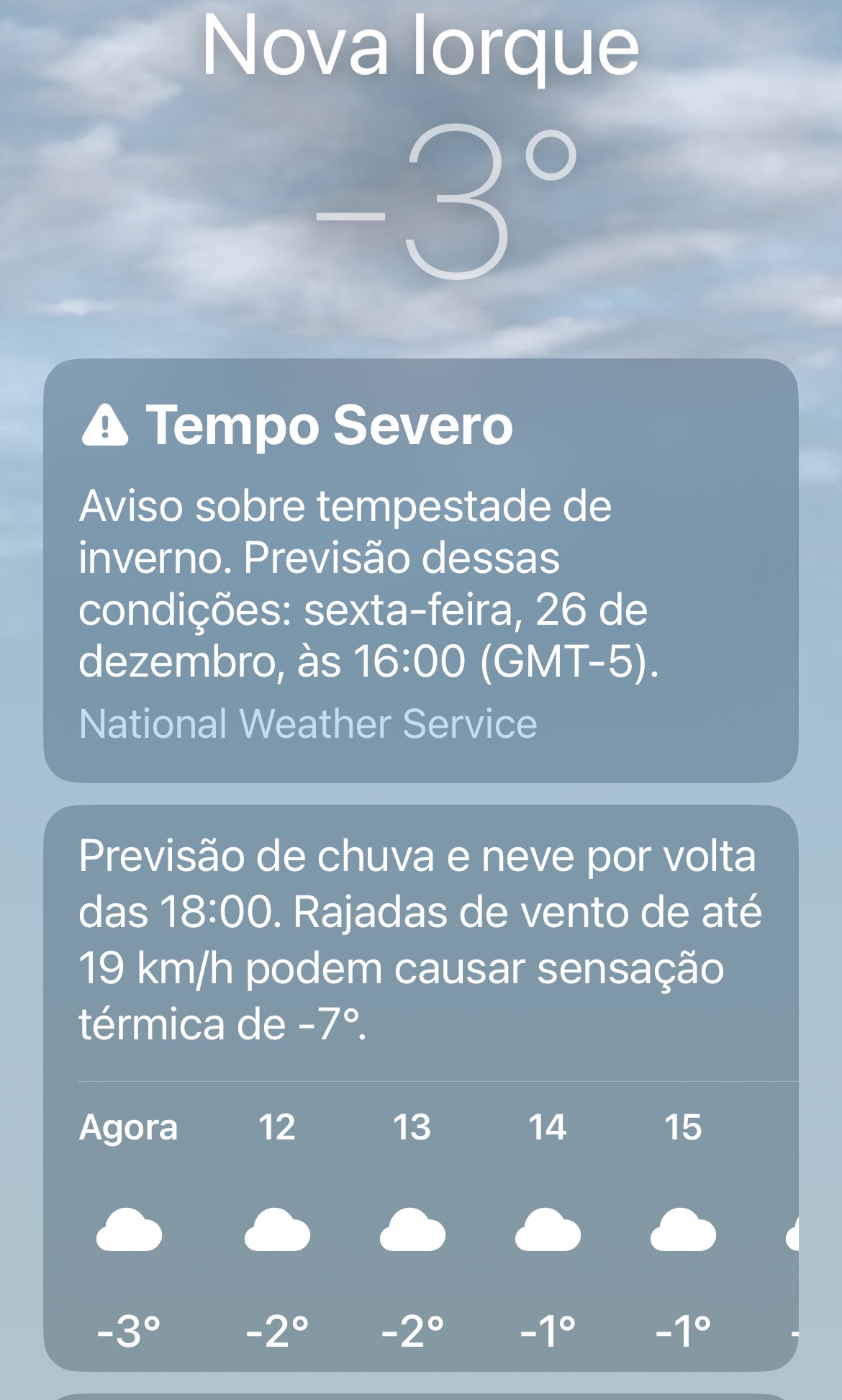 NY Weather Blank Meme Template