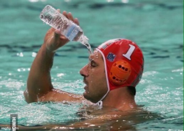 image tagged in swimmer waterbottle | made w/ Imgflip meme maker