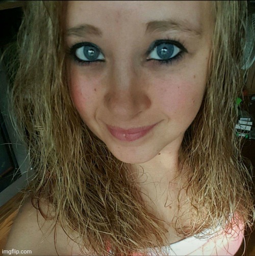 Blue eyed woman selfie | image tagged in impure thoughts,woman,selfie,lady,memes,deep thoughts | made w/ Imgflip meme maker