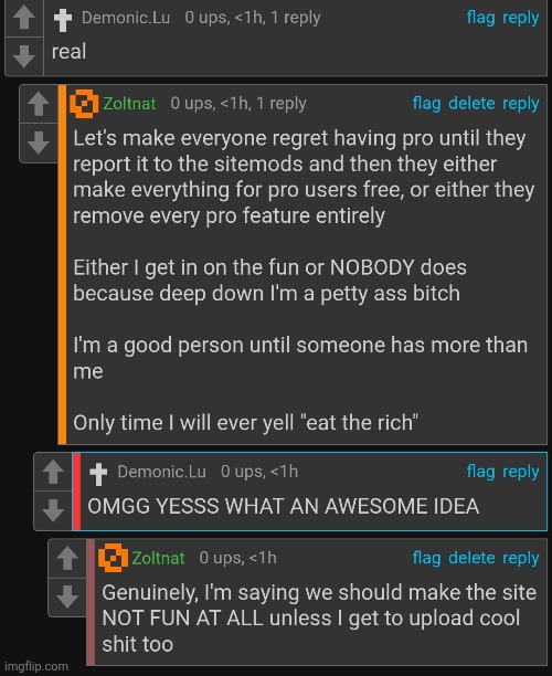 I don't care if I seem selfish right now | made w/ Imgflip meme maker