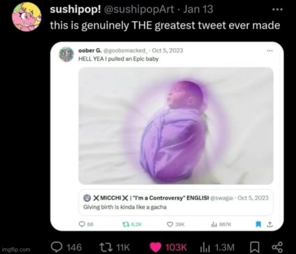 why he ourple | made w/ Imgflip meme maker