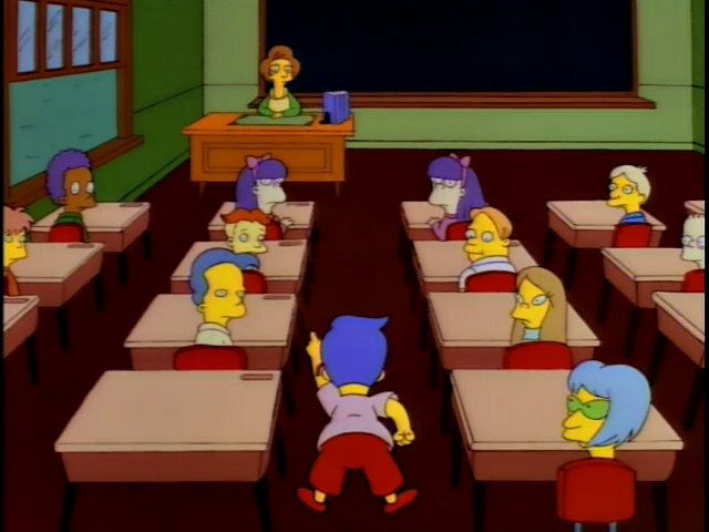 School's out!  Up yours, Krabappel. Blank Meme Template