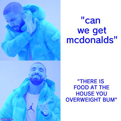 Blue Drake Blank Meme Template