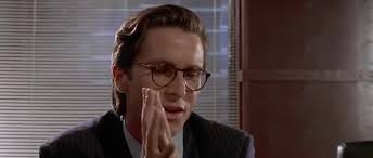 Patrick Bateman Blank Meme Template