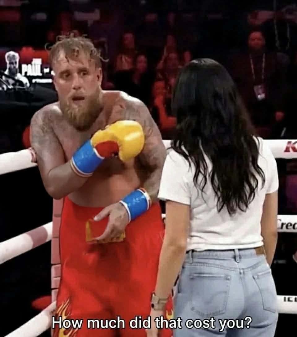 Jake Paul Girlfriend Blank Meme Template