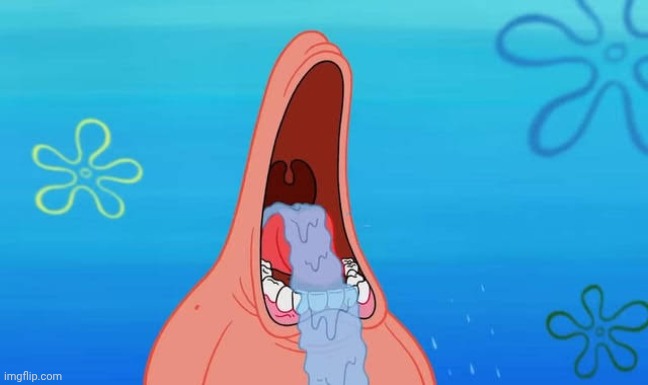 Patrick drooling meme | image tagged in patrick drooling meme | made w/ Imgflip meme maker