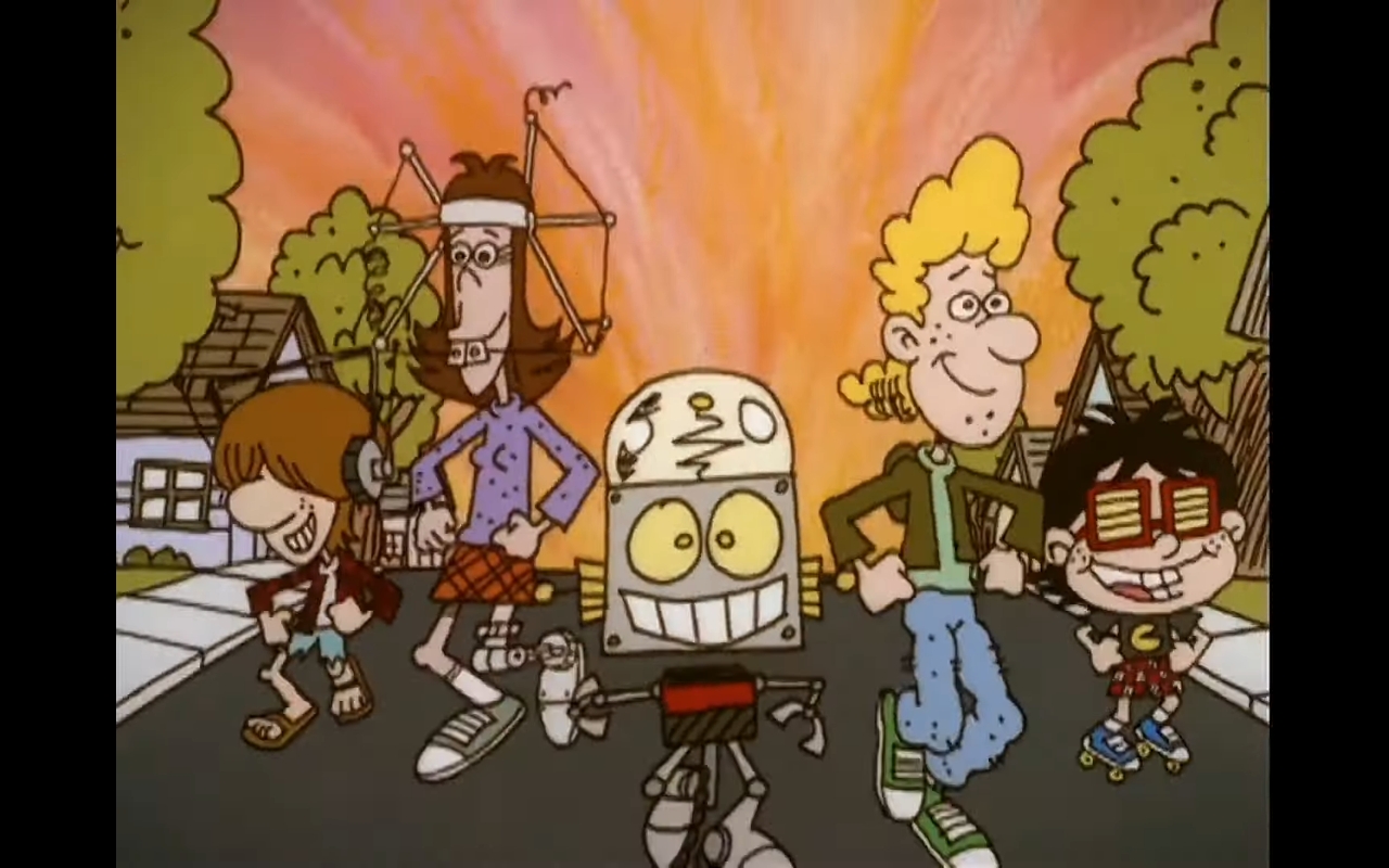 Robot Jones and his Friends on the Road Blank Meme Template