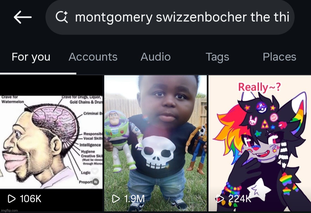 what does that have to do with montgomery swizzenbocher the 3rd | made w/ Imgflip meme maker