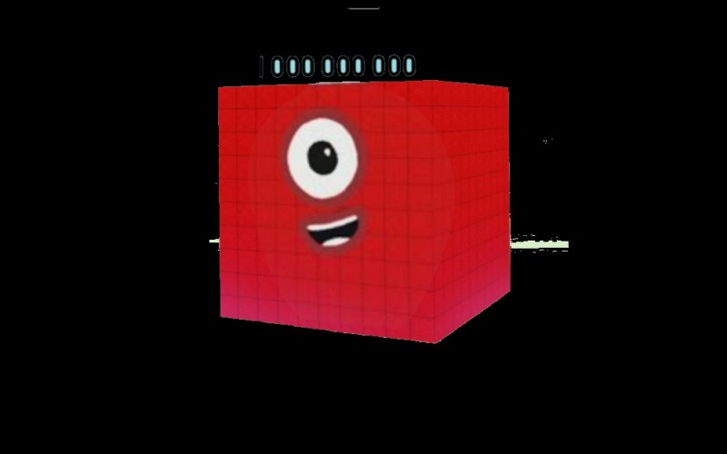 Numberblock 1000000000 Blank Meme Template