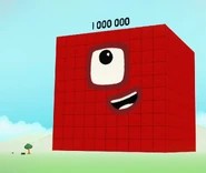 Numberblock 1000000 Blank Meme Template
