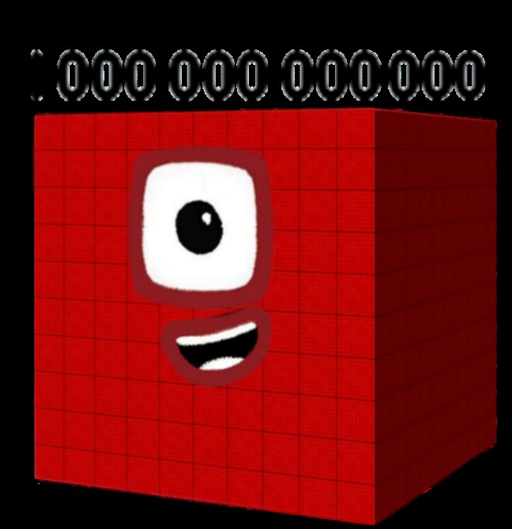 Numberblock 1000000000000 Blank Meme Template